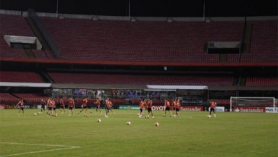 Entrenamiento en San Pablo