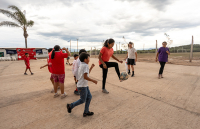Acción de Fundación River en Salta con el club ganador del premio