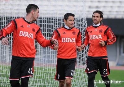 Entrenamiento en el Monumental. (Foto: Prensa River)