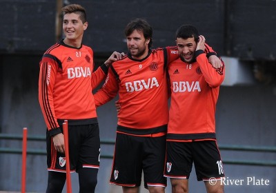 Entrenamiento en el Monumental. (Foto: Prensa River)