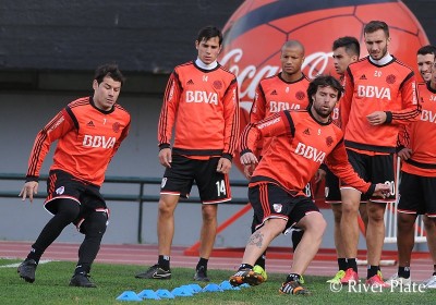 Entrenamiento en el Monumental. (Foto: Prensa River)