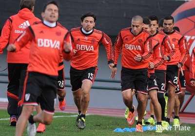 Entrenamiento en el Monumental. (Foto: Prensa River)