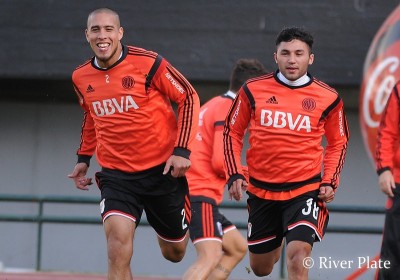 Entrenamiento en el Monumental. (Foto: Prensa River)