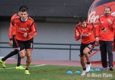 Entrenamiento en el Monumental. (Foto: Prensa River)