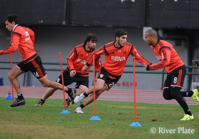 Entrenamiento en el Monumental. (Foto: Prensa River)