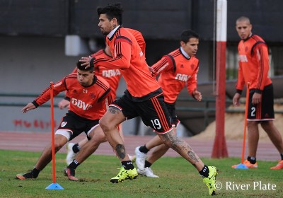 Entrenamiento en el Monumental. (Foto: Prensa River)