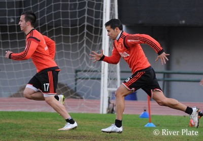 Entrenamiento en el Monumental. (Foto: Prensa River)