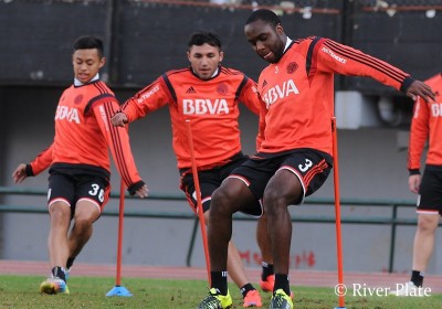 Entrenamiento en el Monumental. (Foto: Prensa River)