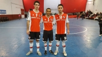Cafure, Romero y Francini, los goleadores de la Primera ante Estrella. (Foto: Prensa River)