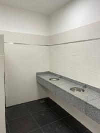 Los nuevos baños en tribunas Sívori y San Martín.