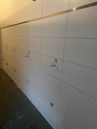 Los nuevos baños en tribunas Sívori y San Martín.