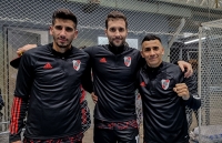 Los goleadores del partido.