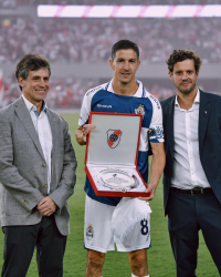 Nacho Fernández, junto con Mariano Taratuty y Santiago Poblet.