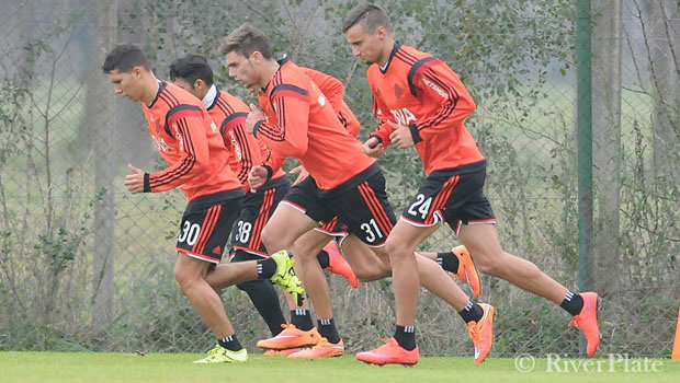 El plantel inici la semana en Ezeiza 