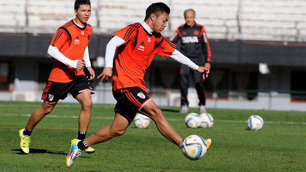 Entrenamiento por la maana en el Monumental