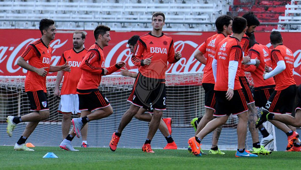 River se entren despus del triunfo