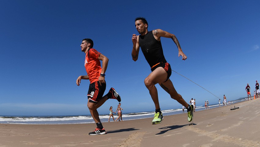 Sbado de entrenamiento en Punta del Este