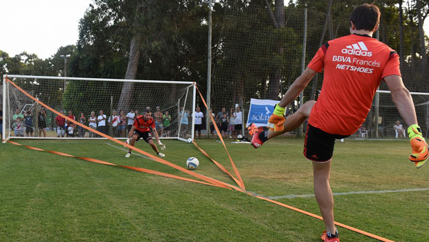 River se entren por la tarde en Solanas