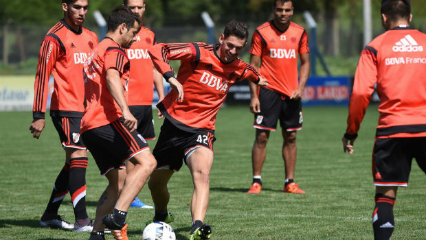 Entrenamiento en la maana previa al clsico 