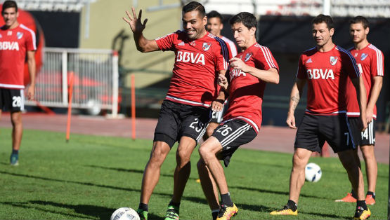 Entrenamiento en el Monumental (31-3) 