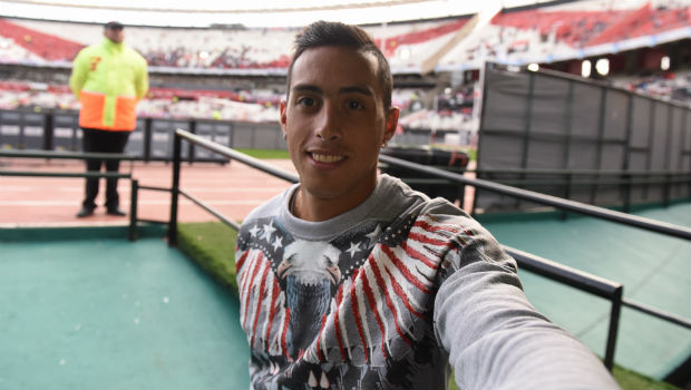 Ramiro Funes Mori alentó a River en la goleada ante Banfield 