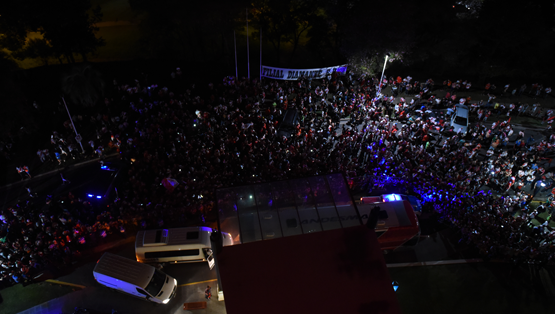 Llegada de River a Paran