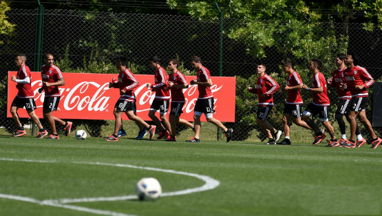 Entrenamiento del 22/11 en River Camp