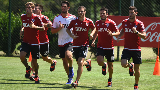 Entrenamiento 6/1 en River Camp 