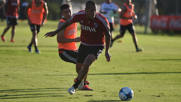 Por la tarde, River comenz la semana en Ezeiza