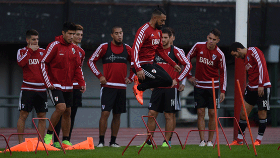 Entrenamiento del 21/5, en Monumental