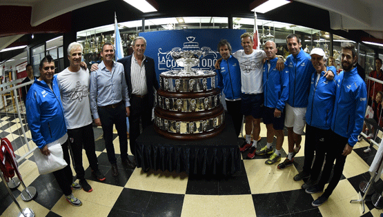 La Copa Davis, en el Monumental