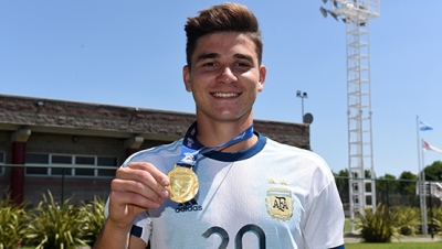 Julián Álvarez, campeón del Preolímpico