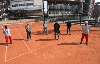 Volvi� el tenis al Monumental