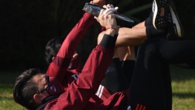 Entrenamiento del 7/9 en River Camp