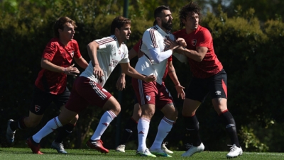 Amistoso en River Camp: River vs. Newell's