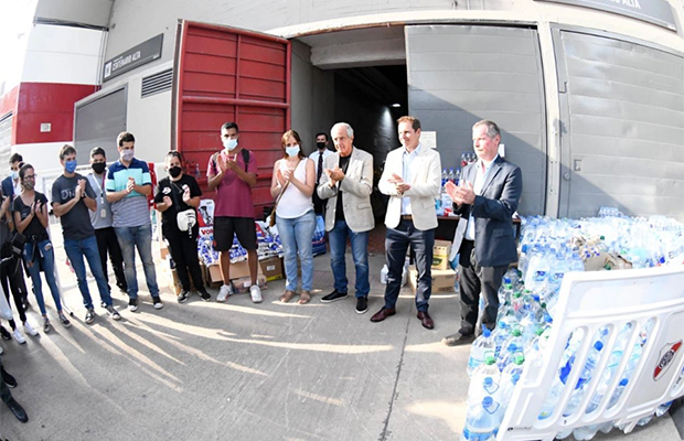 River contina recibiendo ayuda para Corrientes