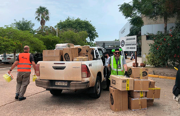 Las donaciones llegaron a Corrientes