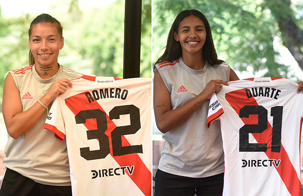 Dos juveniles firmaron su primer contrato profesional con River