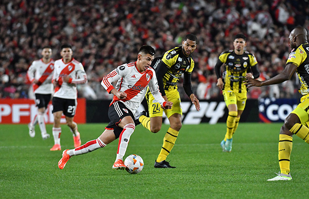 Las estadsticas de River vs. Deportivo Tchira