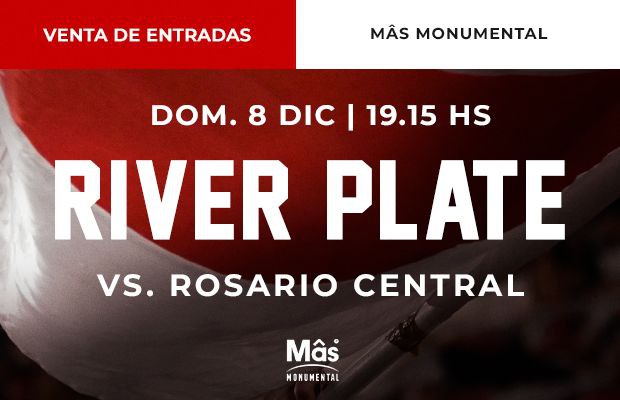 Venta de entradas - River vs. Rosario Central (LPF 2024)