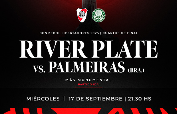 Venta de entradas - River vs. Palmeiras (CONMEBOL Libertadores 2025)