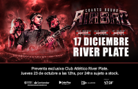 Airbag, 17 de diciembre en River - PREVENTA EXCLUSIVA para SOCIOS del Club