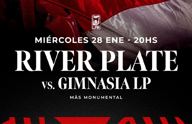 Venta de entradas - River vs. Gimnasia LP (Apertura 2026)