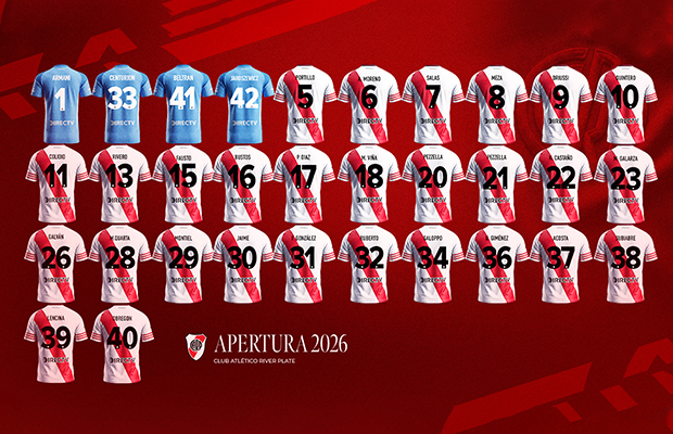 Dorsales para el Apertura 2026