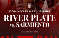 Venta de entradas - River vs. Sarmiento (Apertura 2026)