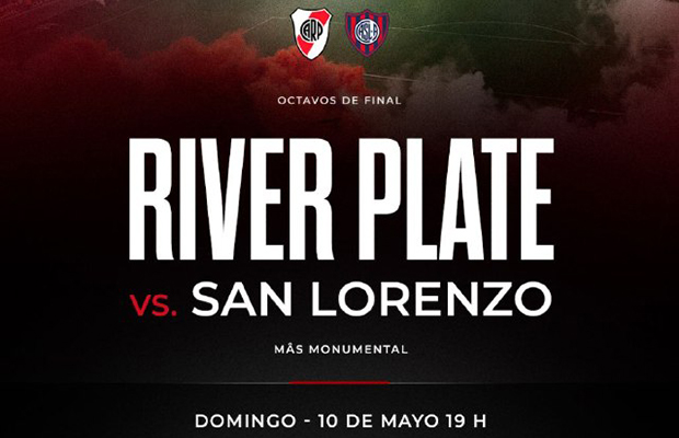 Venta de entradas - River vs. San Lorenzo (Apertura 2026)
