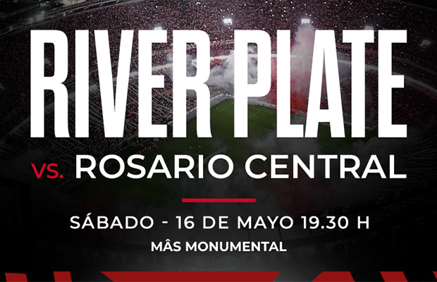 Venta de entradas - River vs. Rosario Central (Apertura 2026)